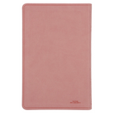 Bible -ESV Blush Rose Fleur-de-lis Design Imitation Leather Value Thinline Bible Large Print