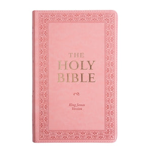 KJV Pink Faux Leather Bible Giant Print