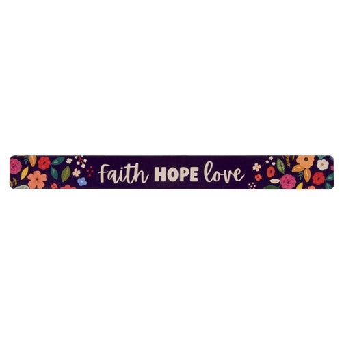 Magnetic Strip - Faith Hope Love