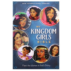 NIV Bible - Blue Hardcover Kingdom Girls Bible Comfort Print