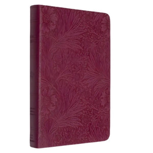 Bible -ESV Raspberry Floral Design Imitation Leather Value Thinline Bible