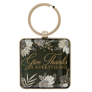 Metal Keyring - Give Thanks in Everything