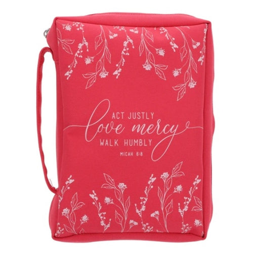 Polyester Bible Bag - Act Justly, Love Mercy, Walk Humbly