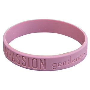Silicone Wristband - Humility, Compassion, Gentleness