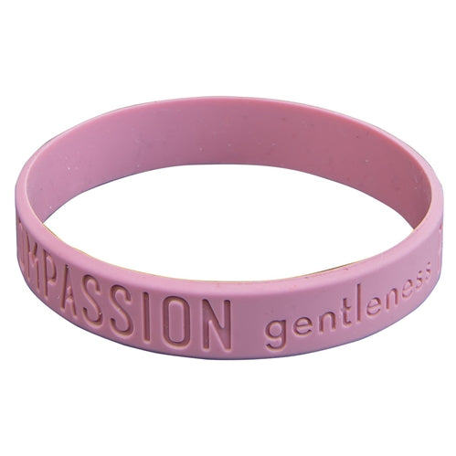 Silicone Wristband - Humility, Compassion, Gentleness