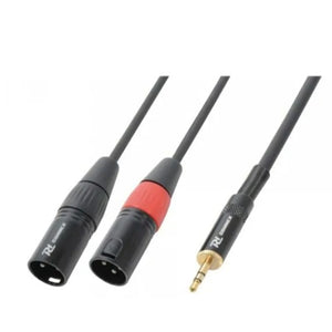 Cable -Signal Lead 2XLR M-XLR -3.5m ST Plug 1.5m