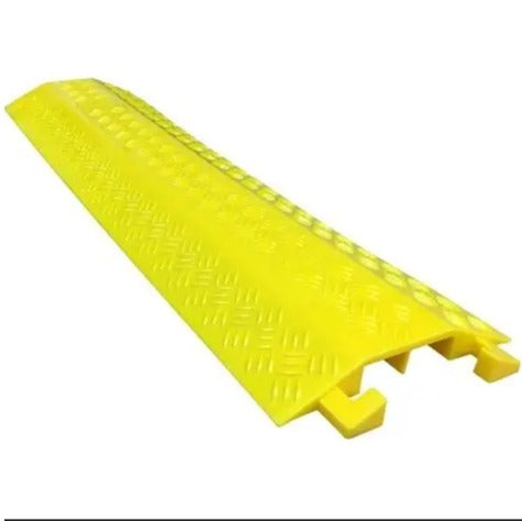 Pvc Drop over cable cover yellow 1ch medium