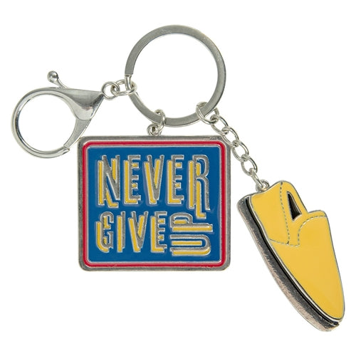 Metal Keyring - Never Give Up