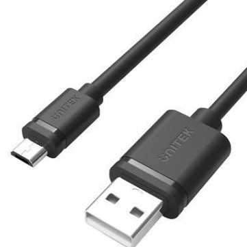 Cable -Unitek Type AM To Micro USB M Cable 3M (Y-C435GBK)