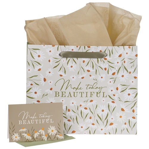 Gift Bag -Make Today Beautiful Large Landscape Gift Bag with Card