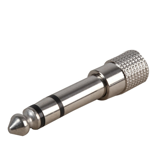 Adapter -Kirlin TRS -1/4 Inch TRS M - 3.5mm TRS F each