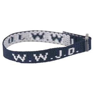 Wriststrap - What Would Jesus Do Blue