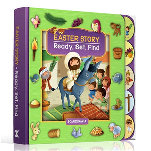 Kid's book - Easter Story - Ready, Set, Find (Board Book)