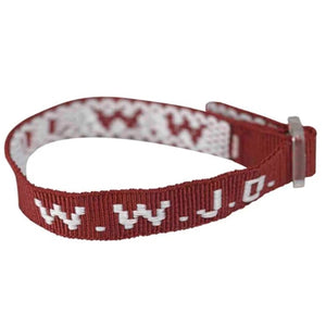Wriststrap - What Would Jesus Do Red