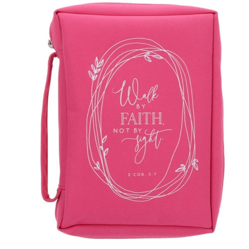 Polyester Bible Bag - Walk by Faith Not by Sight