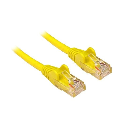 Cable -Cat5e moulded flylead 20M yellow