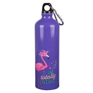 Aluminium Water Bottle with Carabiner - I Am Totally Unique