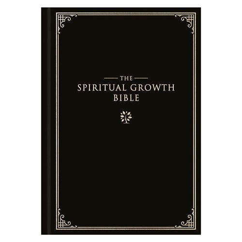 NLT The Spiritual Growth Bible Black Hardcover