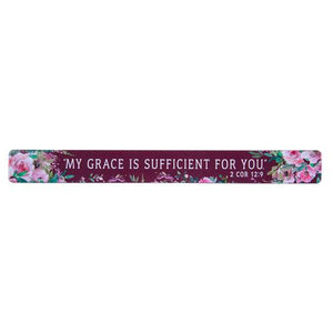 Magnetic Strip -My Grace Is Sufficient For You 2 Corinthians 12 vs 9