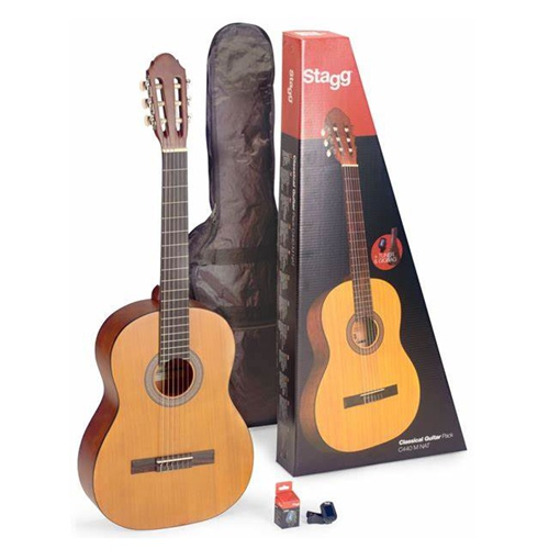 Stagg 1/2 Classical Guitar Linden (Natural) includ Bag & Tuner - copy