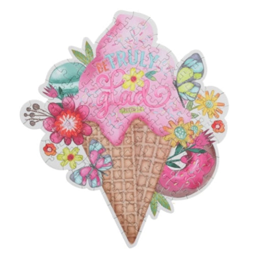 Cardboard Puzzle -Be Truly Glad 140-Piece