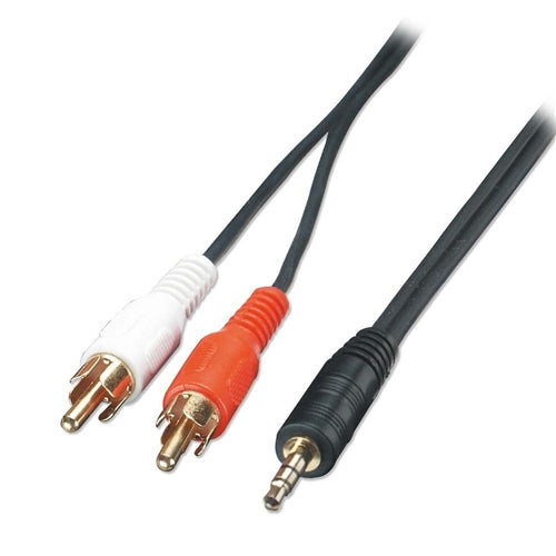 Cable -Lindy 20m 2XRCA 3.5MM Premium stereo