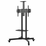 Mobile TV Stand with Adjustable Height & AV Shelf AL0317