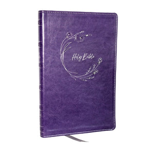 Bible - NKJV Purple Imitation Leather Ultra Thinline Bible Comfort Print