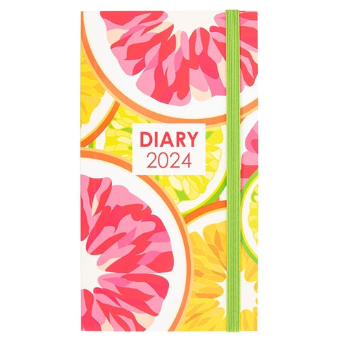 2024 Pocket Diary - Daily Planner - Citrus - Paperback