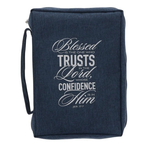 Polyester Bible Bag - Blessed Is the One Who Trusts in the Lord Whose Confidence Is in Him