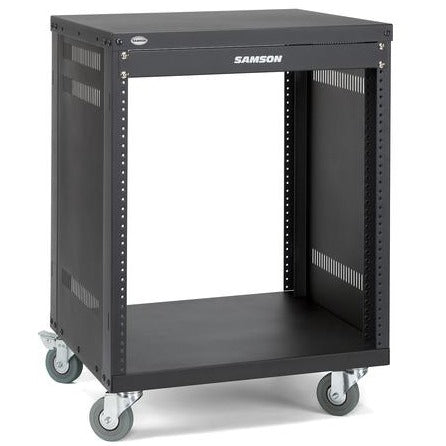 Samson 12U 19in Equipment Rack with Casters