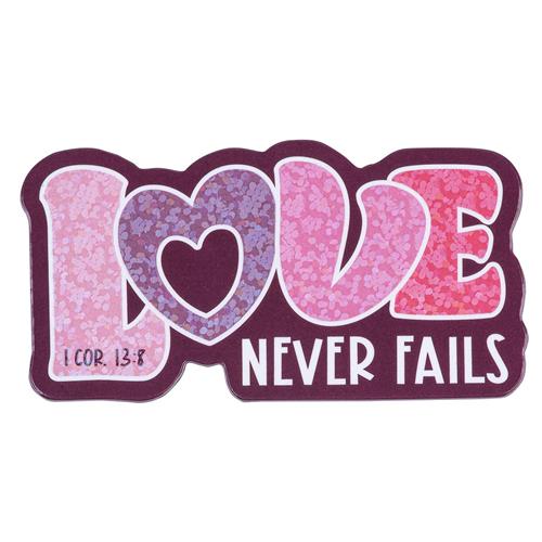 Magnet - Love Never Fails 1 Corinthians 13 vs 8
