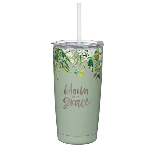 Stainless Steel Travel Mug -Bloom with Grace