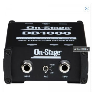 On-Stage DB1000 Active DI Box