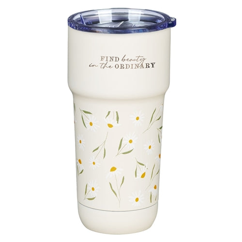 Stainless Steel Travel Mug - Find Beauty in the Ordinary