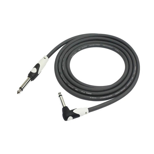 Cable -Kirlin 1/4 mono plug -1/4 R Angle 6M Black
