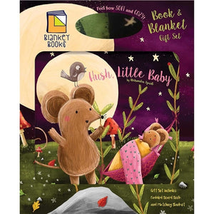 Kid's Book - Hush Little Baby- A Bedtime Padded Board Book with Blanket Set