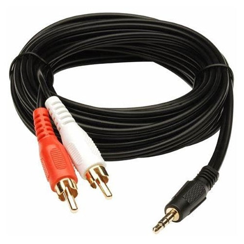 Cable - 3.5mm Stereo to 2 RCA 1.2M