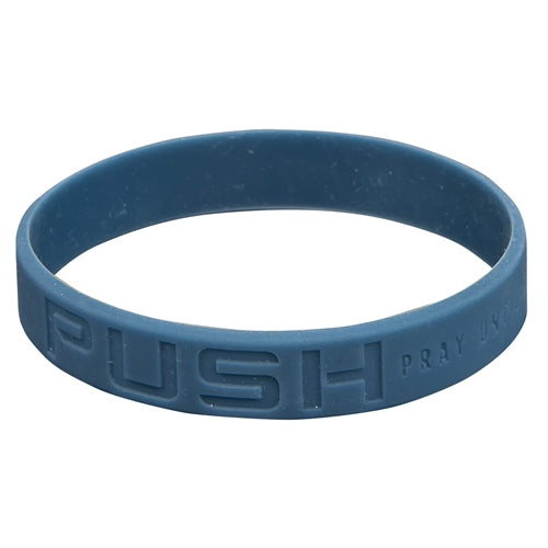 Silicone Wristband - Pray Until Something Happens