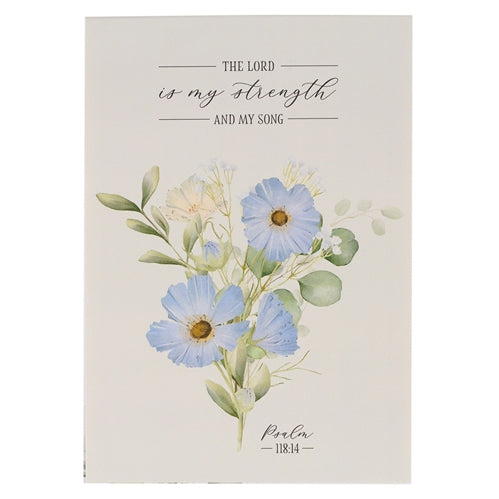 Small Notepad - The Lord Is My Strength And My Song