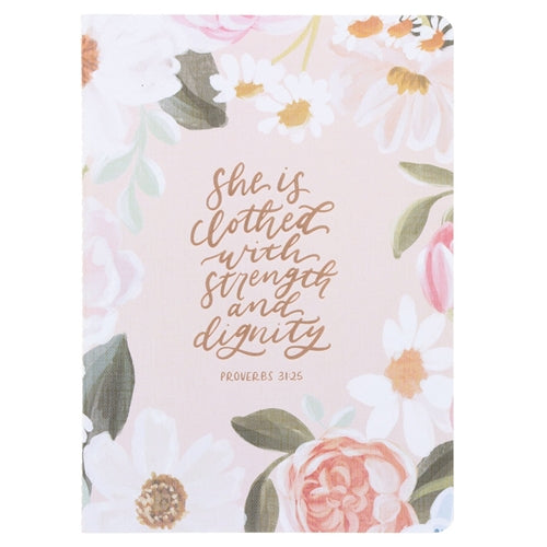 Notebook - She Is Clothed with Strength and Dignity