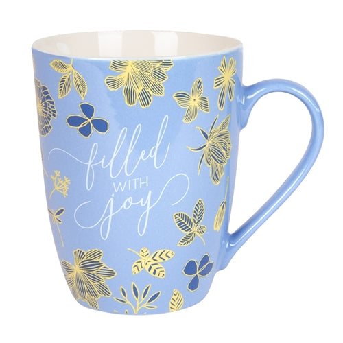 Ceramic Mug Filled with Joy - Psalms 16 vs 11