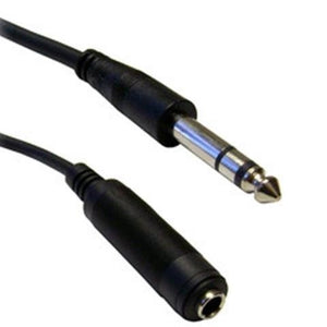 Cable -1/4" Stereo Female -1/4"Stereo Male 5M