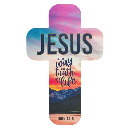 Cross Bookmark - Jesus Is The Way The Truth The Life Set of 6 - John 14v6