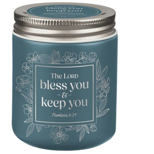 Scented Candle with Screw Top Lid -The Lord Bless You and Keep You Honeycrisp Orange