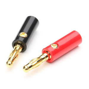 Plug Banana Red/Black each