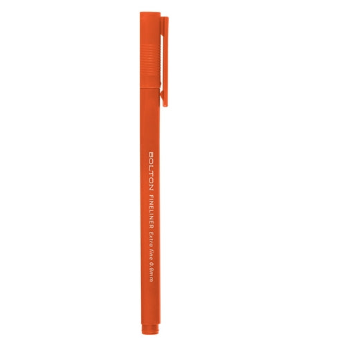 Pen -Bolton Colorful Fineliner Orange (Pen)