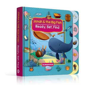 Kid's book - Jonah & the Big Fish - Ready, Set, Find (Board Book)