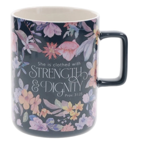 Ceramic Mug - She Is Clothed with Strength and Dignity