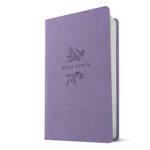 Bible -NLT Lavender Imitation Leather Filament Premium Value Thinline Bible Large Print